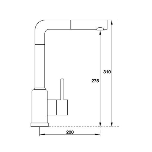 VÒI RỬA CHÉN HAFELE HF-GM401 (ZD) 569.15.401- 3
