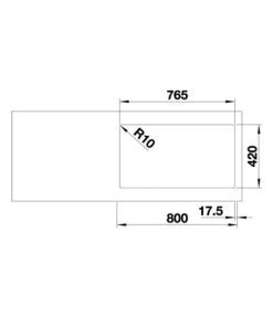 Chậu Rửa Chén Inox Hafele Blanco - Quatrus R15 435/285-Iu 570.27.170 - 13