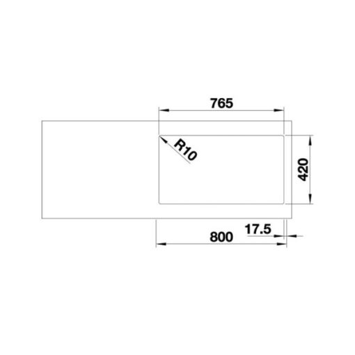 Chậu Rửa Chén Inox Hafele Blanco - Quatrus R15 435/285-Iu 570.27.170 - 7