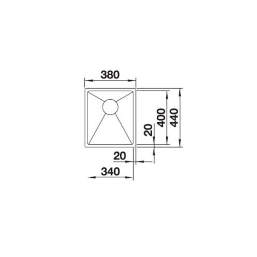 Chậu Rửa Chén Inox Hafele Blanco - Quatrus R15 340-Iu 570.27.140 - 5