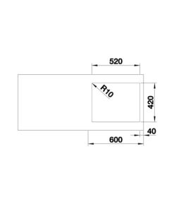 Bộ Chậu Rửa Chén Inox Hafele Blanco - Quatrus R15 500-Iu 570.27.159 - 16 Bộ Chậu Rửa Chén Inox Hafele Blanco - Quatrus R15 500-Iu 570.27.159 - 15