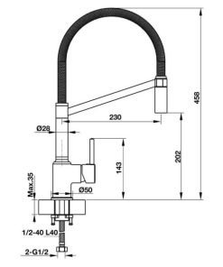 Vòi Bếp HAFELE Augustus Ht-C202 570.51.010 - 5
