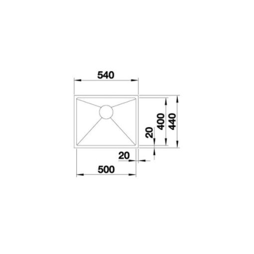 Chậu Rửa Chén Inox Hafele Blanco - Quatrus R15 500-Iu 570.27.159 - 3