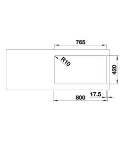Chậu Rửa Chén Hafele Blanco Inox Quatrus R15 285/435-Iu 570.27.169 - 9