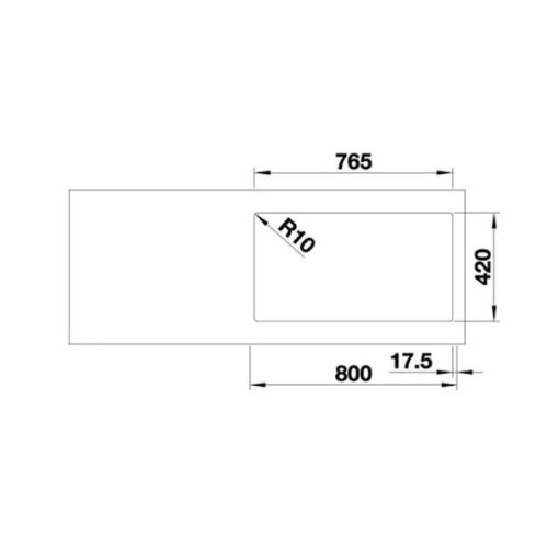 Chậu Rửa Chén Hafele Blanco Inox Quatrus R15 285/435-Iu 570.27.169 - 5