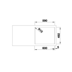 Bộ Chậu Rửa Chén Inox Hafele Blanco - Plenta 6 570.27.199 - 9