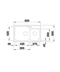 Bộ Chậu Rửa Chén Inox Hafele Blanco - Lemis Xl 8-If 570.27.189 - 12 Bộ Chậu Rửa Chén Inox Hafele Blanco - Lemis Xl 8-If 570.27.189 - 11