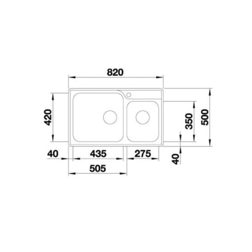 Bộ Chậu Rửa Chén Inox Hafele Blanco - Lemis Xl 8-If 570.27.189 - 5