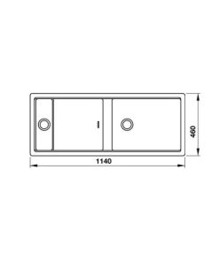 Chậu đá Hafele HS19-GKD2S120 570.35.340 - 31