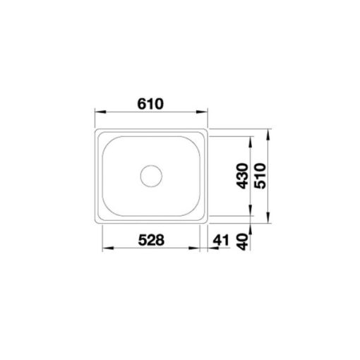 Chậu Rửa Chén Inox Hafele Blanco - Plenta 6 570.27.190 - 5