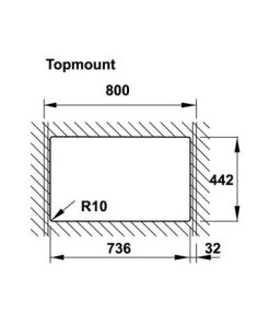 Chậu rửa chén Hafele HS20-GEN1S80 570.30.500 - 18 Chậu rửa chén Hafele HS20-GEN1S80 570.30.500 - 17