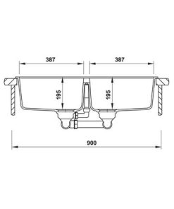 CHẬU ĐÁ HAFELE HS20-GKN2S90 570.33.990 - 10 CHẬU ĐÁ HAFELE HS20-GKN2S90 570.33.990 - 9