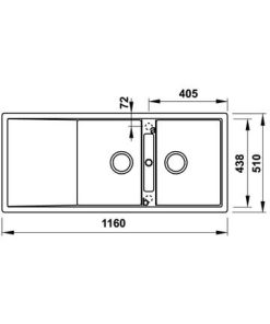 Chậu rửa chén Hafele HS20-GKD2S80 570.33.530 - 16 Chậu rửa chén Hafele HS20-GKD2S80 570.33.530 - 15