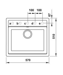 Chậu đá Häfele HS20-GEN1S60 570.34.370 - 11