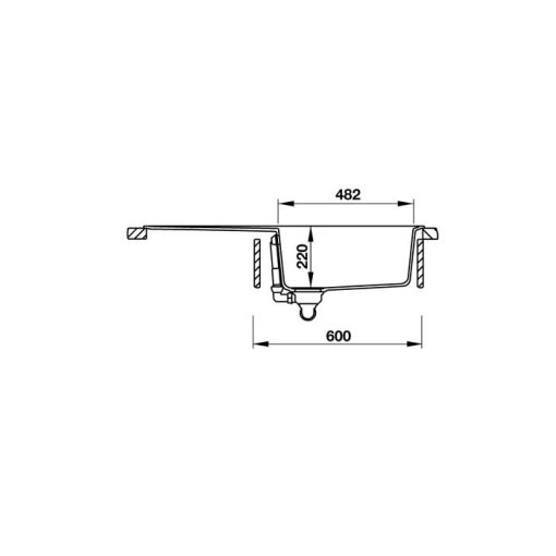 CHẬU ĐÁ HAFELE JULIUS HS-GSD10050 MÀU BLACK 570.36.350 - 3