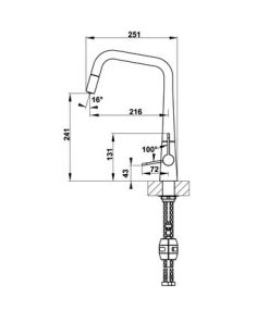 Vòi rửa chén Hafele HYDROS HT-C295U 570.82.220 - 11