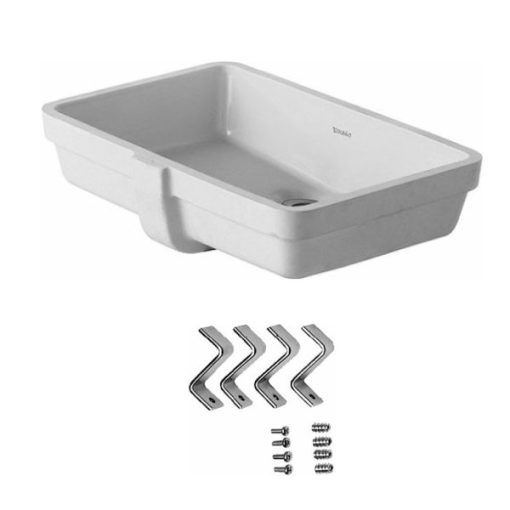 Lavabo âm bàn Vero - Không lỗ gắn vòi 588.45.282 - 1