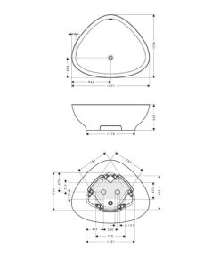 Bồn Tắm Độc Lập Hafele Axor Massaud 1900Mm 588.32.610 - 10 Bồn Tắm Độc Lập Hafele Axor Massaud 1900Mm 588.32.610 - 9