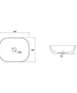 Lavabo đặt bàn SEINE 588.82.051 - 12 Lavabo đặt bàn SEINE 588.82.051 - 11