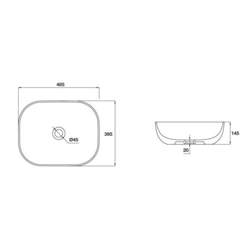 Lavabo đặt bàn SEINE 588.82.051 - 5