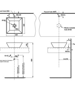 Lavabo đặt bàn REGAL 588.82.200 - 10 Lavabo đặt bàn REGAL 588.82.200 - 9