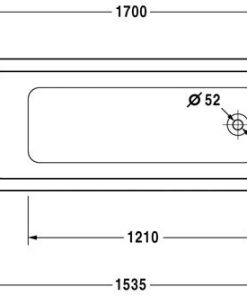 Bồn Tắm Âm Hafele D-Code 588.45.640 - 11