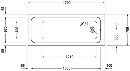Bồn Tắm Âm Hafele D-Code 588.45.640 - 5