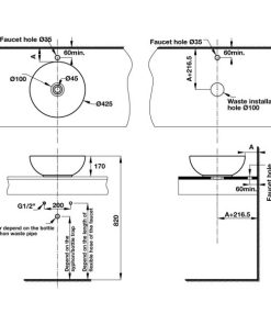 Lavabo đặt bàn COMPACT 588.82.202 - 10 Lavabo đặt bàn COMPACT 588.82.202 - 9