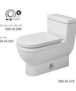 Bộ bồn cầu một khối Starck 3 588.45.049 - 5