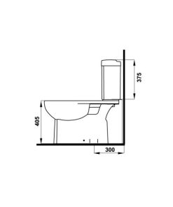 Bồn cầu hai khối COMPACT 588.79.405 - 14 Bồn cầu hai khối COMPACT 588.79.405 - 13