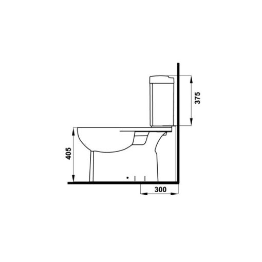 Bồn cầu hai khối COMPACT 588.79.405 - 5