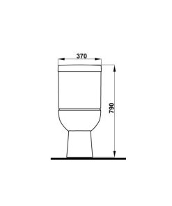 Bồn cầu hai khối COMPACT 588.79.405 - 16 Bồn cầu hai khối COMPACT 588.79.405 - 15