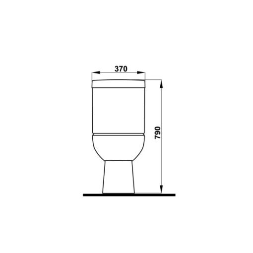 Bồn cầu hai khối COMPACT 588.79.405 - 7