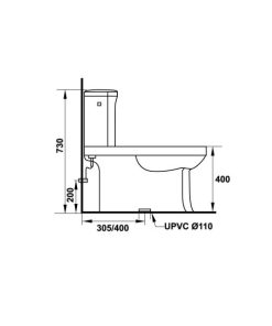 Bồn cầu một khối VICTORIA 588.79.403 - 14 Bồn cầu một khối VICTORIA 588.79.403 - 13