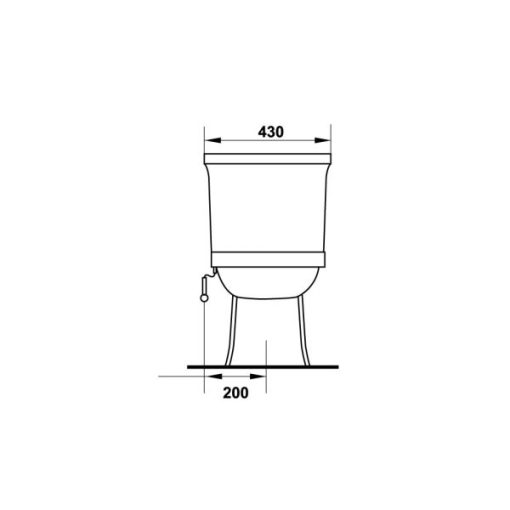 Bồn cầu một khối VICTORIA 588.79.403 - 7