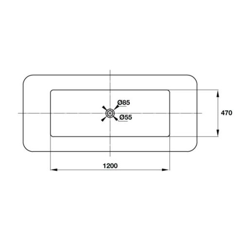 Bồn Tắm Âm Vuông Hafele - D1750 X R770 X C470 Mm 588.55.611 - 9