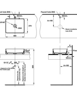 Lavabo đặt bàn SEINE 588.82.207 - 13