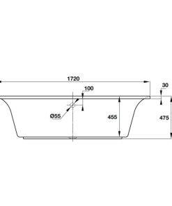 Bồn Tắm Âm Tròn Hafele - D1720 X R770 X C480 Mm 588.55.603 - 18 Bồn Tắm Âm Tròn Hafele - D1720 X R770 X C480 Mm 588.55.603 - 17