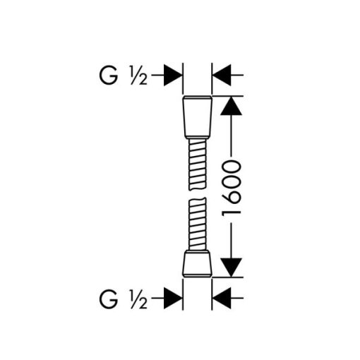 Dây Sen Kim Loại Hafele Sensoflex 160 Cm 589.29.902 - 5