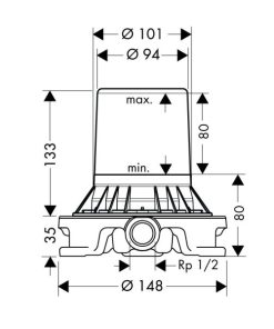 Cây Sen Tắm Âm Sàn Hafele Axor Starck 589.51.230 - 11