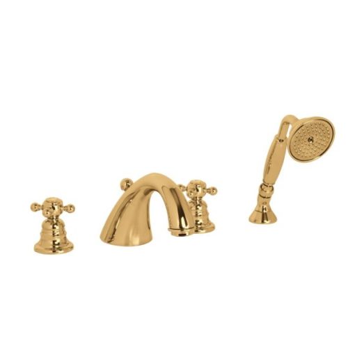 Bộ Trộn Bồn Tắm 4 Lỗ Hafele Victoria Gold 589.10.179 - 1