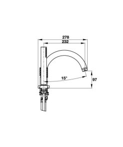 Bộ Trộn Bồn Tắm 4 Lỗ Hafele Charm 589.02.638 - 13
