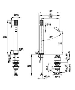 Vòi Hafele Lavabo Charm 210 589.02.632 - 10 Vòi Hafele Lavabo Charm 210 589.02.632 - 9