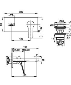 Vòi Lavabo Treo Tường Hafele New Mysterious 150 589.02.604 - 10 Vòi Lavabo Treo Tường Hafele New Mysterious 150 589.02.604 - 9