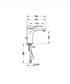 Vòi Hafele Lavabo Anista (Zd) 589.02.150 - 10 Vòi Hafele Lavabo Anista (Zd) 589.02.150 - 9