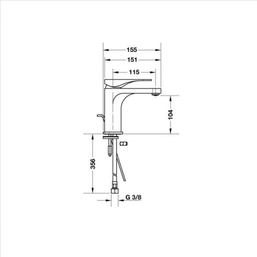 Vòi Hafele Lavabo Anista (Zd) 589.02.150 - 5