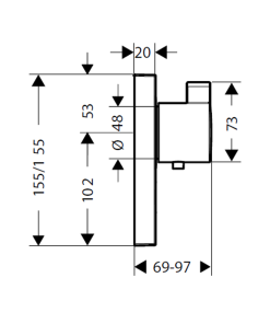 Bộ Trộn Điều Nhiệt Hafele Select 589.50.320 - 9
