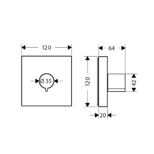 Van Đóng Mở Âm Tường Hafele 589.29.705 - 5