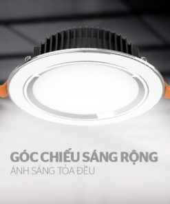 Downlight viền bạc 3 màu Sunhouse SHE-DL01-3/9w-VB - 21