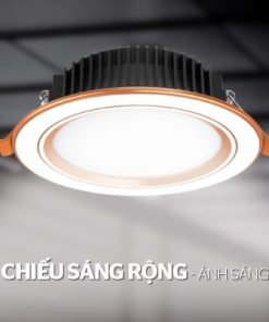 Downlight viền vàng 3 màu Sunhouse SHE-DL02-3/7w-VV - 21